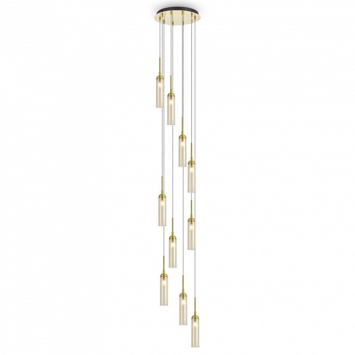 Фото Подвесная люстра Freya Borgy FR5379PL-10G MY_FR5379PL-10G - интернет-магазин МегаТерем в Москве