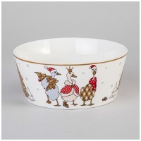 Салатник lefard "family christmas" 14,5*6 см 650 мл (425-185) 