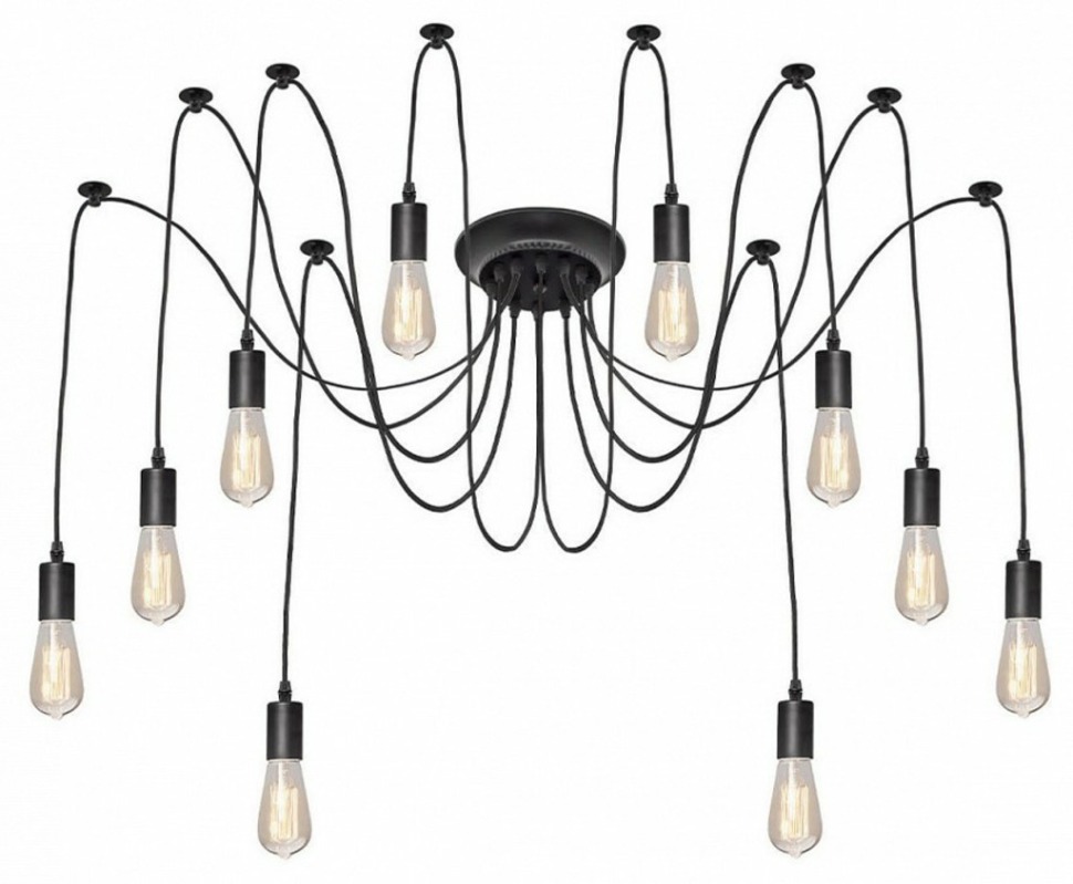 Фото Подвесная люстра Loft it Spider LOFT1162/10 LF_LOFT1162_10 - интернет-магазин МегаТерем в Москве