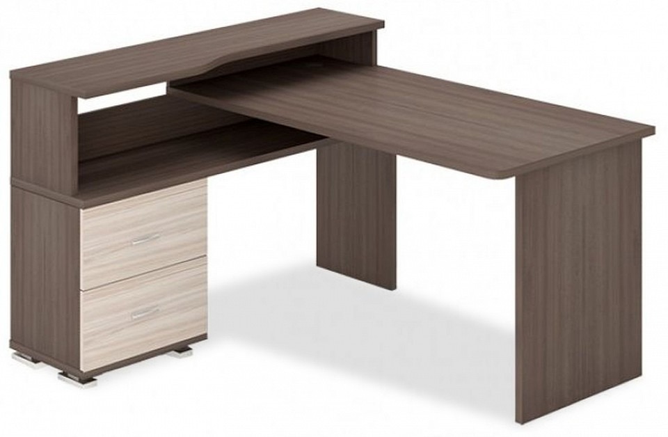 Фото Стол письменный Домино СР-620/140 C MER_SR-620-140-C-SHKSH-CH-LEV - интернет-магазин МегаТерем в Москве