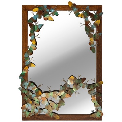 Зеркало настенное бабочки 6...
