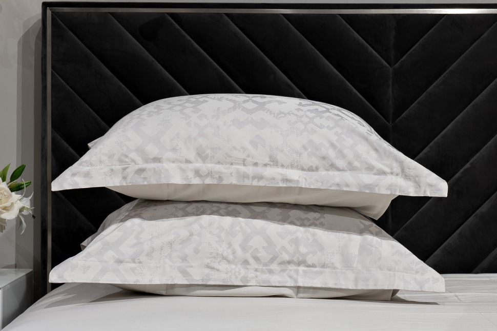 Фото Комплект наволочек Маттео бежевый 70*70см (2шт) (TT-00013967) - интернет-магазин МегаТерем в Москве