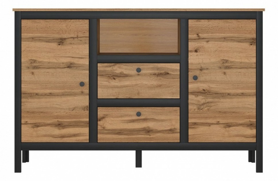 Фото Комод Лофт KOM2D2S/150 BRW_70003739 - интернет-магазин МегаТерем в Москве