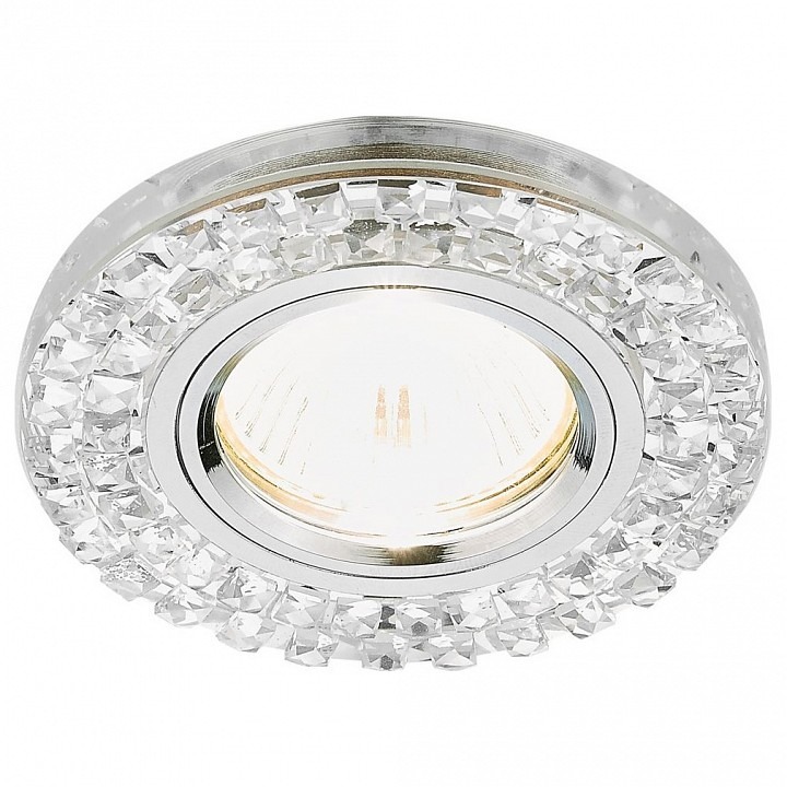 Фото Встраиваемый светильник Ambrella Light Crystal K8060 K8060 CH S AMBR_K8060_CH_S - интернет-магазин МегаТерем в Москве