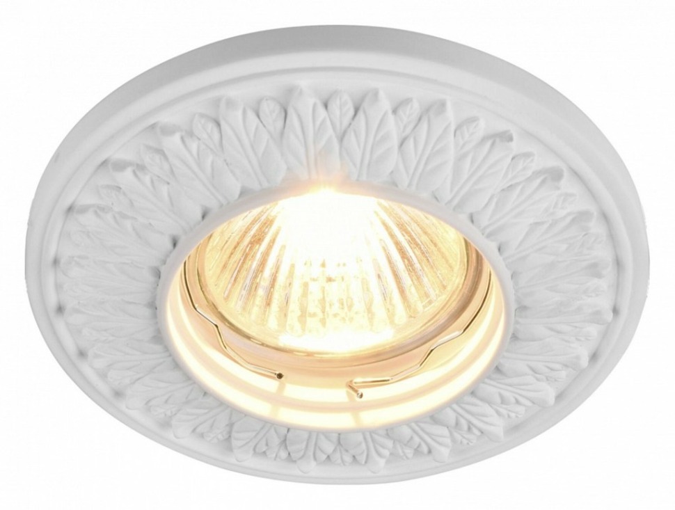 Фото Встраиваемый светильник Maytoni Gyps Classic DL280-1-01-W MY_DL280-1-01-W - интернет-магазин МегаТерем в Москве