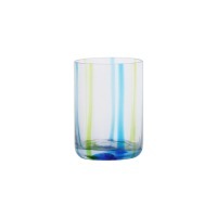 Стакан DF09075/B, стекло, clear/blue/green, ROOMERS TABLEWARE