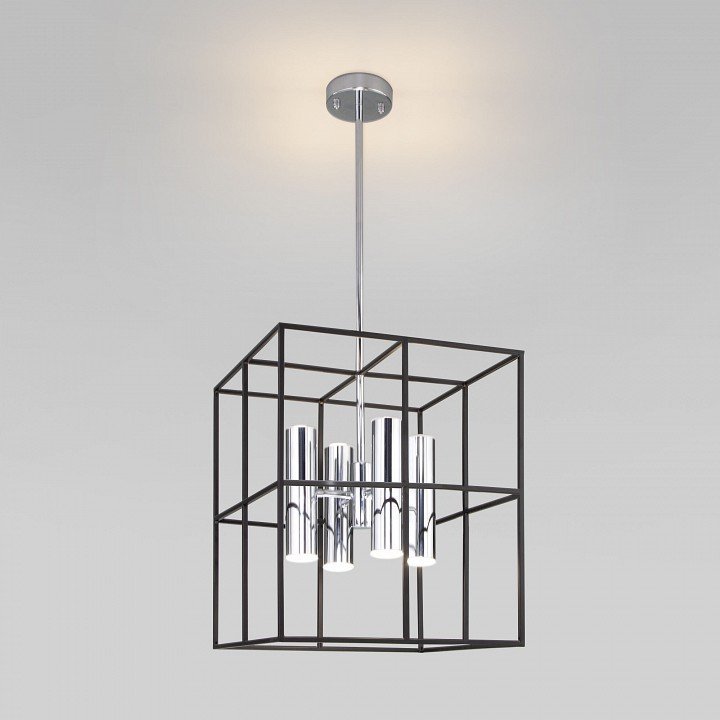 Фото Люстра на штанге Eurosvet Adamson 70142/8 хром EV_a060670 - интернет-магазин МегаТерем в Москве