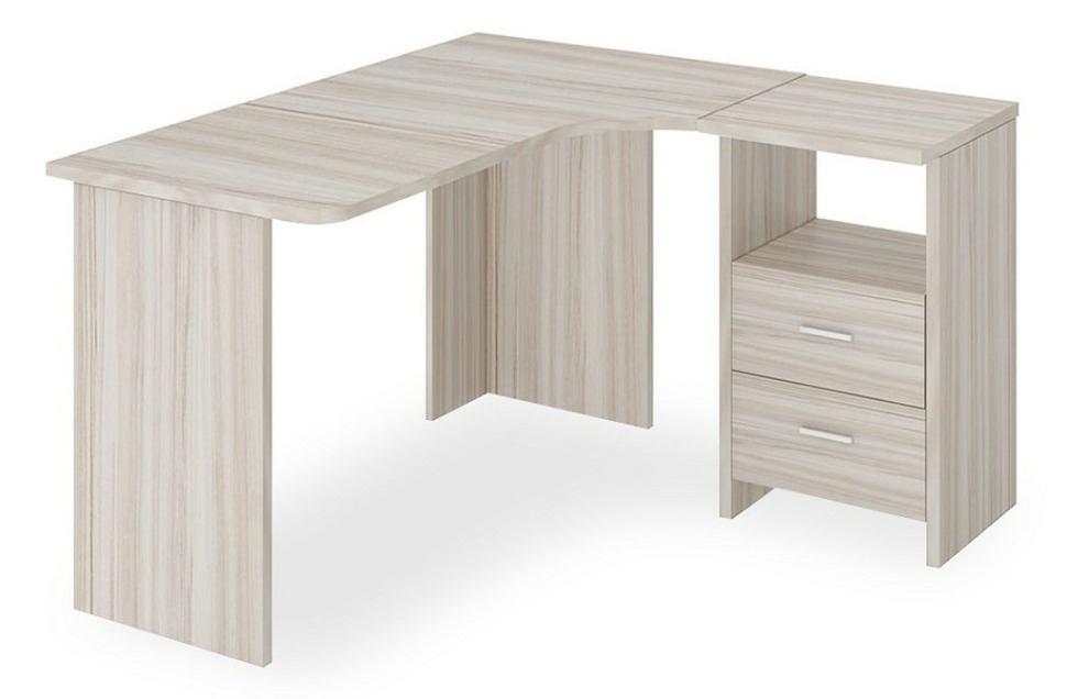 Фото Стол письменный Домино Lite СКЛ-Угл 130 MER_SKL-Ugl_130_K_PRAV - интернет-магазин МегаТерем в Москве