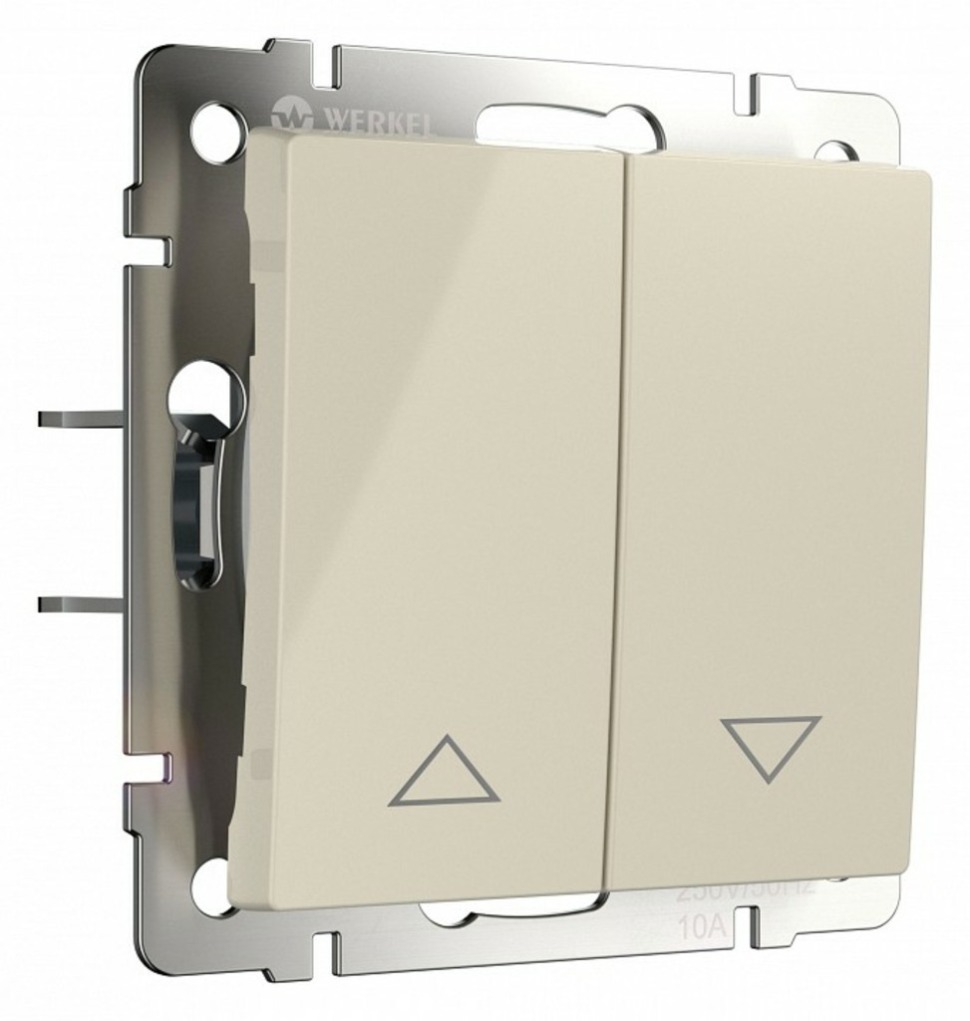 Фото Выключатель для жалюзи Werkel слоновая кость W1124503 WRK_a051474 - интернет-магазин МегаТерем в Москве
