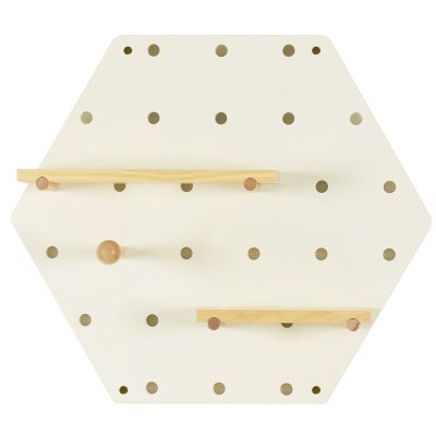 Пегборд shely, 43х50 см, бе...