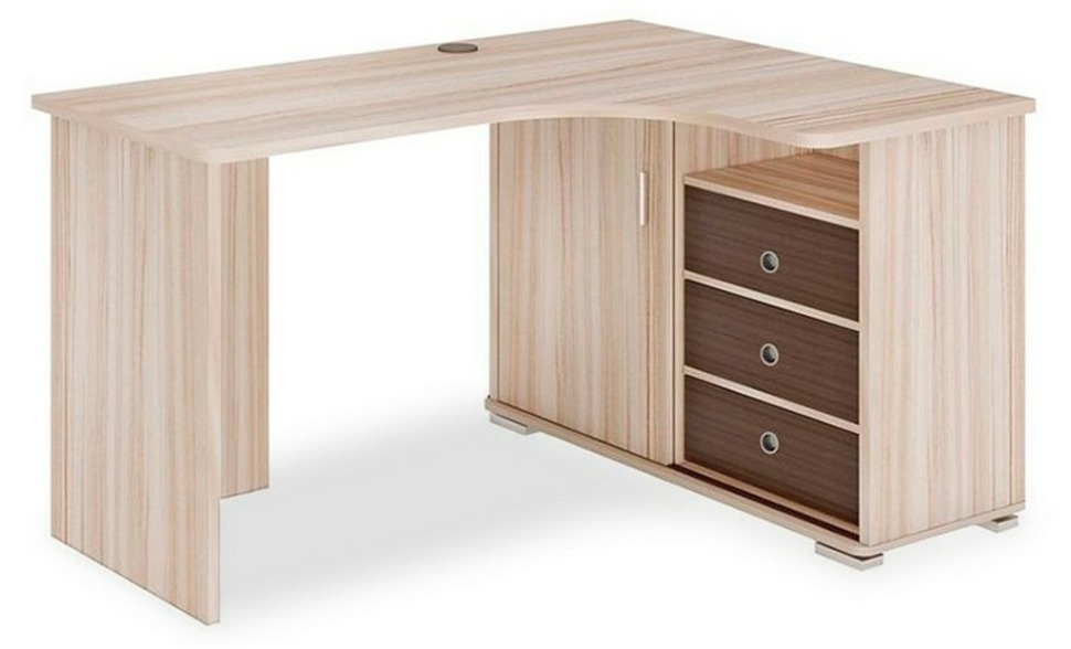 Фото Стол письменный Домино СР-145С MER_SR-145S-KSHK-CH-PRAV-NOVYJ - интернет-магазин МегаТерем в Москве