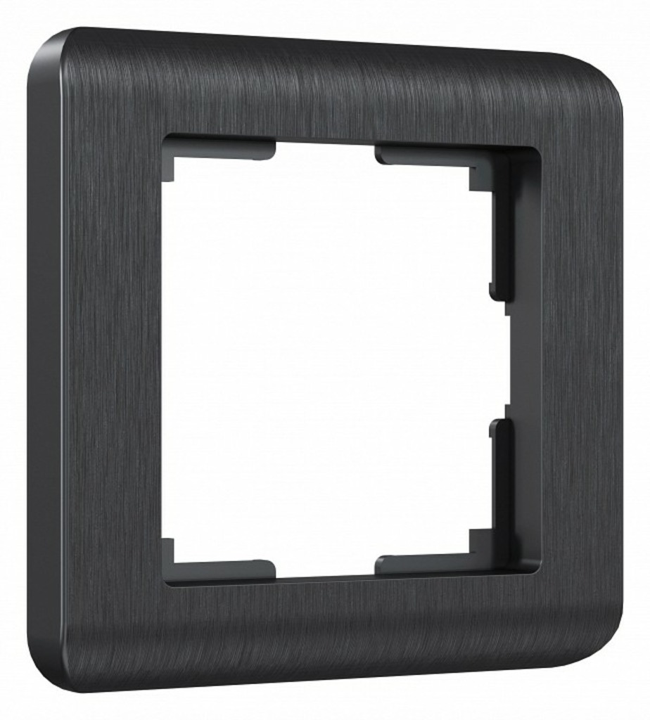 Фото Рамка на 1 пост Werkel Stream (графит) W0012104 WRK_a051276 - интернет-магазин МегаТерем в Москве