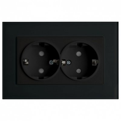 Розетка с заземлением и со шторками Stekker Эрна 39482 FE_39482