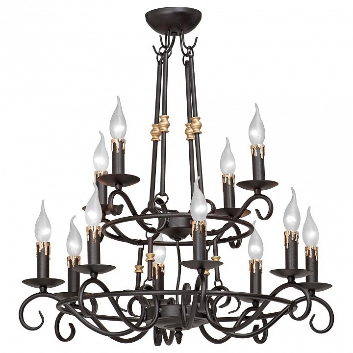 Фото Подвесная люстра Vitaluce V1039 V1039/8+4 VI_V1039_8_4 - интернет-магазин МегаТерем в Москве