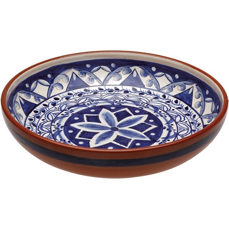 Фото Чаша F90-BW(CFL0417), 29,2 см, керамика, blue/white, CASAFINA BY COSTA NOVA - интернет-магазин МегаТерем в Москве