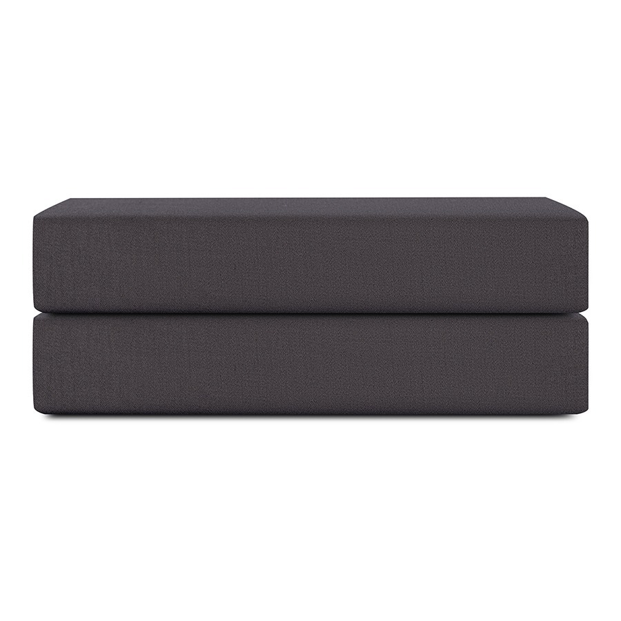 Фото Простыня на резинке из премиального сатина темно-серого цвета из коллекции essential, 200х200х30 см (78492) - интернет-магазин МегаТерем в Москве