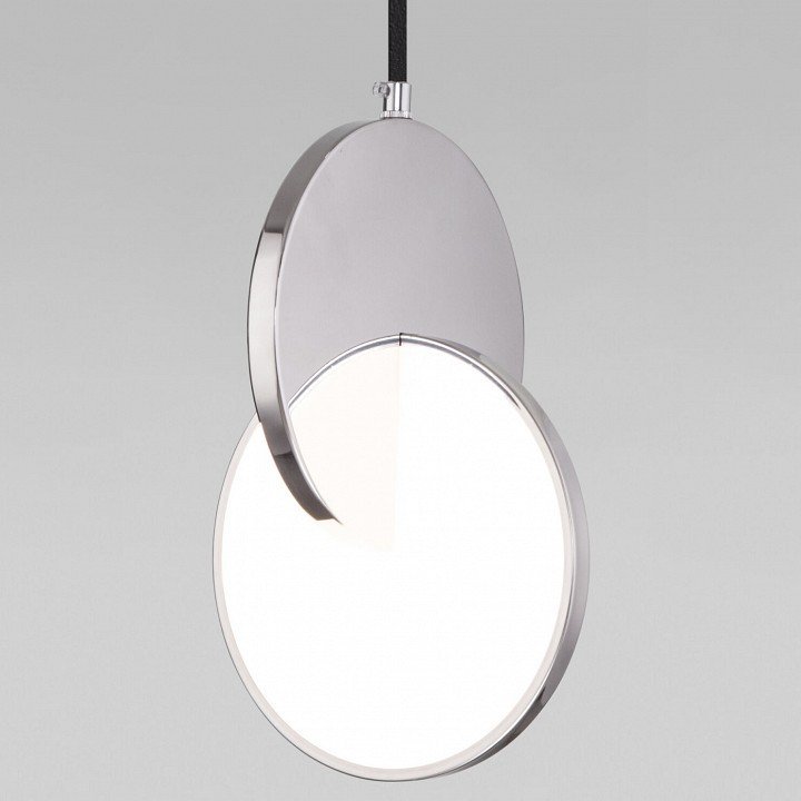 Фото Подвесной светильник Eurosvet Lang 50225/1 LED хром EV_a057335 - интернет-магазин МегаТерем в Москве