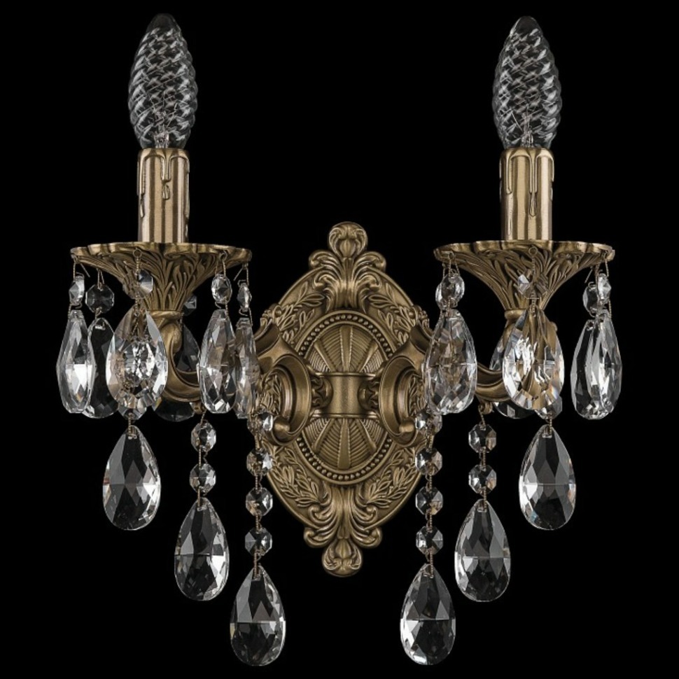 Фото Бра Bohemia Ivele Crystal 7202 7202B11/2/125 B FP BI_7202B11_2_125_B_FP - интернет-магазин МегаТерем в Москве