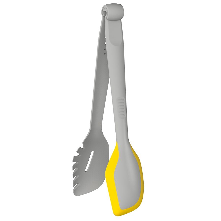 Фото Щипцы кухонные многофункциональные synn, 28,5 см, светло-серые/желтые (74922) - интернет-магазин МегаТерем в Москве