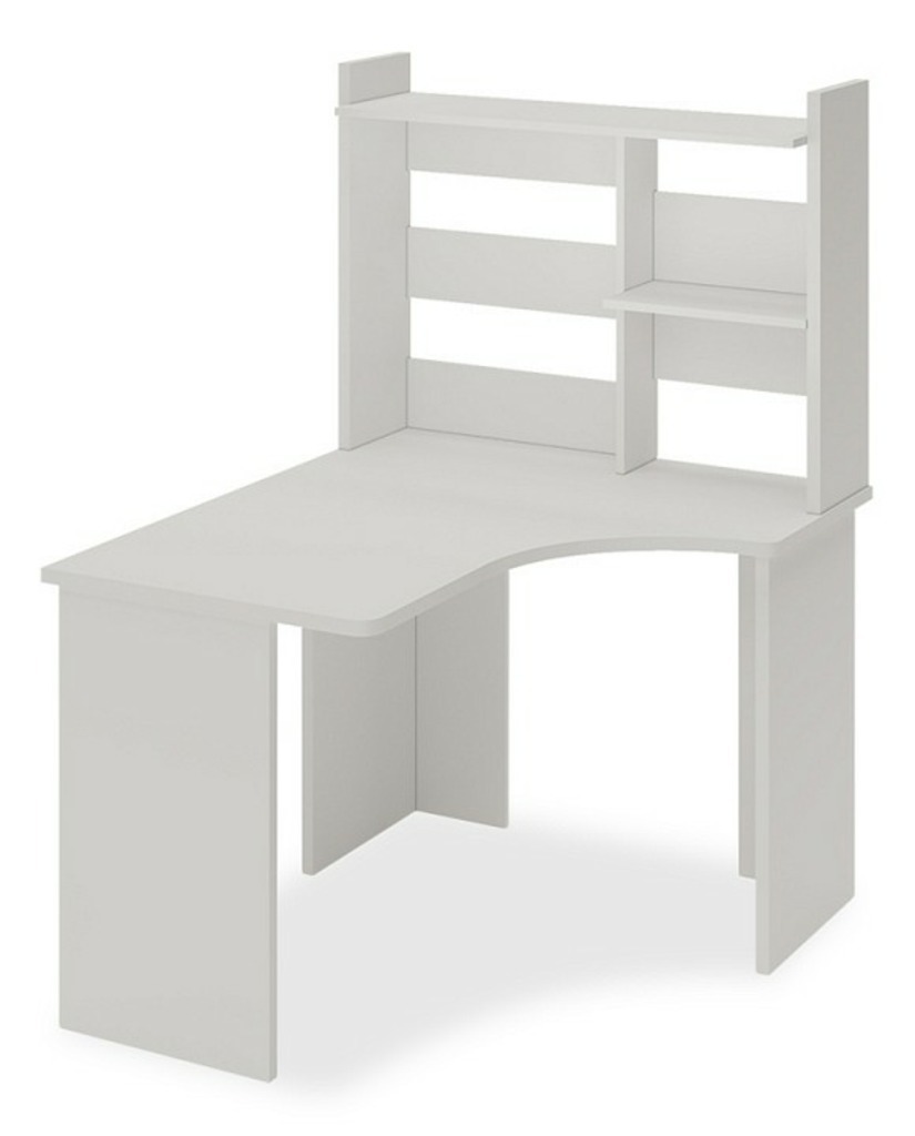 Фото Стол компьютерный Домино Lite СКЛ-Угл120+НКЛ-100 MER_SKL-Ugl120-NKL-100-bez-tumby-BE-PRAV - интернет-магазин МегаТерем в Москве