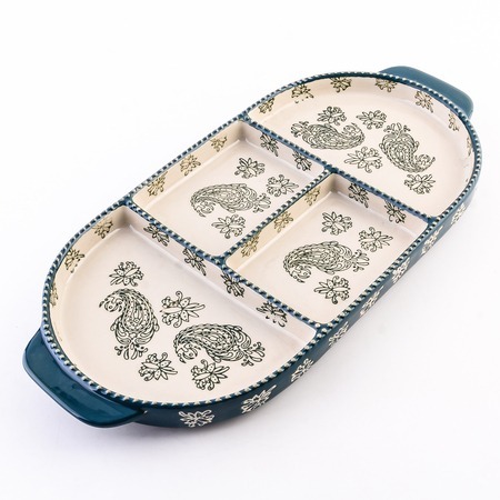 Фото Менажница керамическа LORAINE (60373) - интернет-магазин МегаТерем в Москве