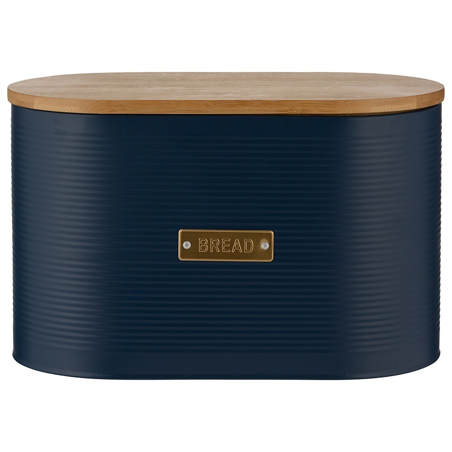 Фото Хлебница otto, 21,5х18х34 см, синяя (73419) - интернет-магазин МегаТерем в Москве