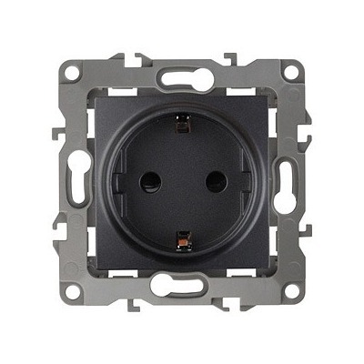Розетка с заземлением, без ...