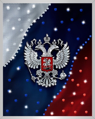 Фото Картина ВЕЛИКОЛЕПИЕ РОДИНЫ с кристаллами Swarovski (3158) - интернет-магазин МегаТерем в Москве