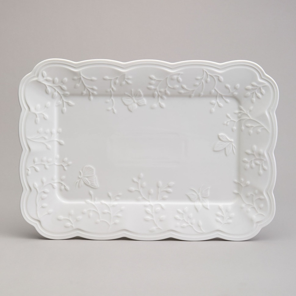 Фото Блюдо прямоугольное lefard lavender 35*25*2 см (761-144)  - интернет-магазин МегаТерем в Москве