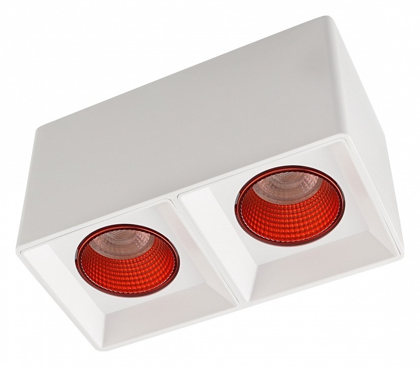 Фото Накладной светильник Denkirs DK3030 DK3085-WH+RD DK_DK3085-WH_RD - интернет-магазин МегаТерем в Москве