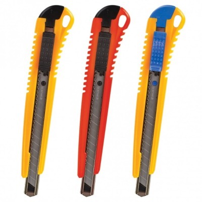 Нож канцелярский 9 мм 23091...