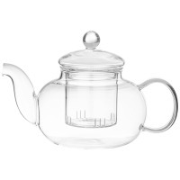 Чайник заварочный agness со стеклянным фильтром  600 мл (887-259) 