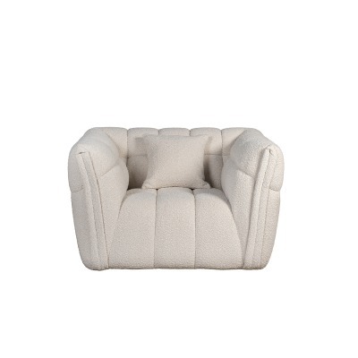 Кресло Prato букле белый 12...