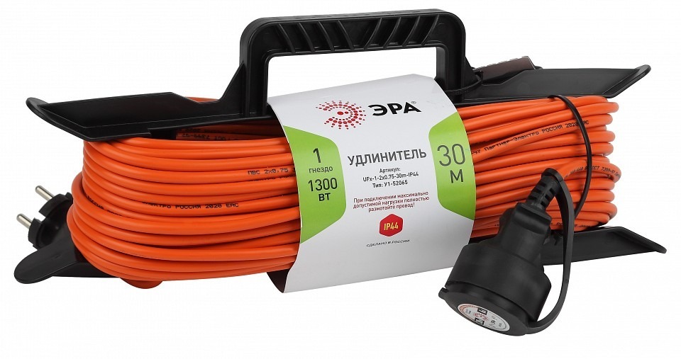 Фото Удлинитель Эра  UFx-1-2x0.75-30m ER_B0046822 - интернет-магазин МегаТерем в Москве