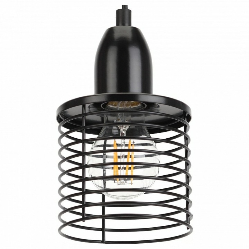 Фото Подвесной светильник Эра PL5 PL5 BK ER_B0037452 - интернет-магазин МегаТерем в Москве