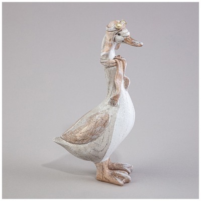 Статуэтка гусь 9х5,5х17,5 с...