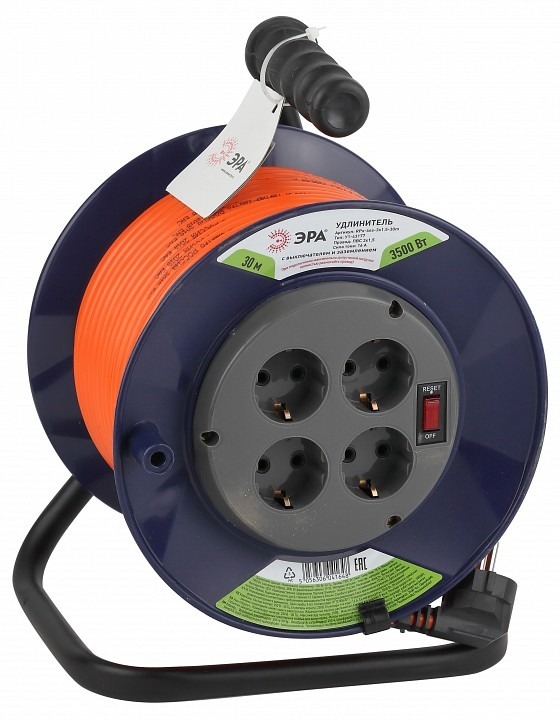 Фото Удлинитель Эра  RPx-4es-3x1.5-30m ER_B0043056 - интернет-магазин МегаТерем в Москве