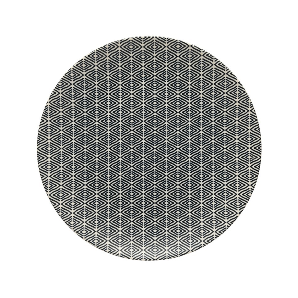 Фото Тарелка COP271-DIA(COP271-00720B), 27 см, керамика, DIAMOND WEAVE, Costa Nova - интернет-магазин МегаТерем в Москве