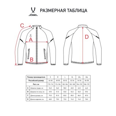 Куртка спортивная JÖGEL CAM...