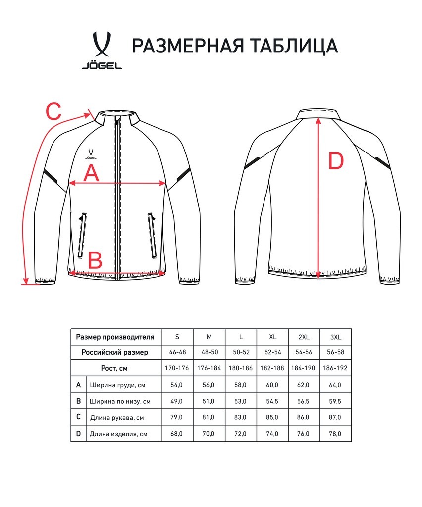 Фото Куртка спортивная JOGEL CAMP 2 Lined Jacket, темно-синий (2112490) - интернет-магазин МегаТерем в Москве