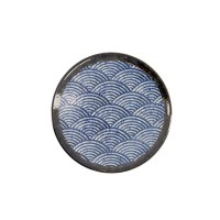 Тарелка 18567, 22,7 см, фарфор, blue, TOKYO DESIGN