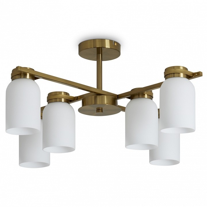 Фото Люстра на штанге Freya Kamelia FR5446PL-06BS MY_FR5446PL-06BS - интернет-магазин МегаТерем в Москве