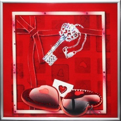 Картина Ключ к сердцу с кри...