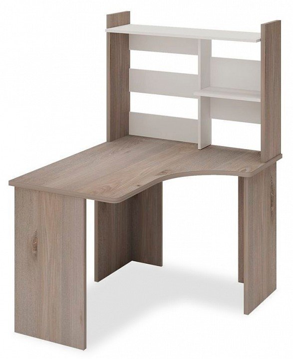 Фото Стол компьютерный Домино Lite СКЛ-Угл120+НКЛ-100 MER_SKL-Ugl120-NKL-100_bez-tumby-NBE-PRAV - интернет-магазин МегаТерем в Москве