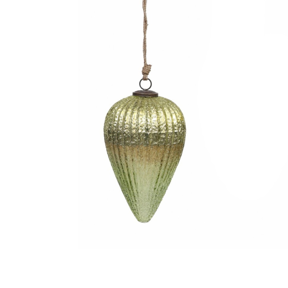 Фото Новогодняя игрушка TD-008A, стекло, light green, ROOMERS FURNITURE - интернет-магазин МегаТерем в Москве