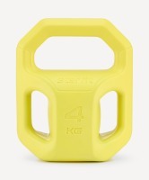 Гиря пластиковая Starfit DB-505, 4 кг, желтый (2113751)