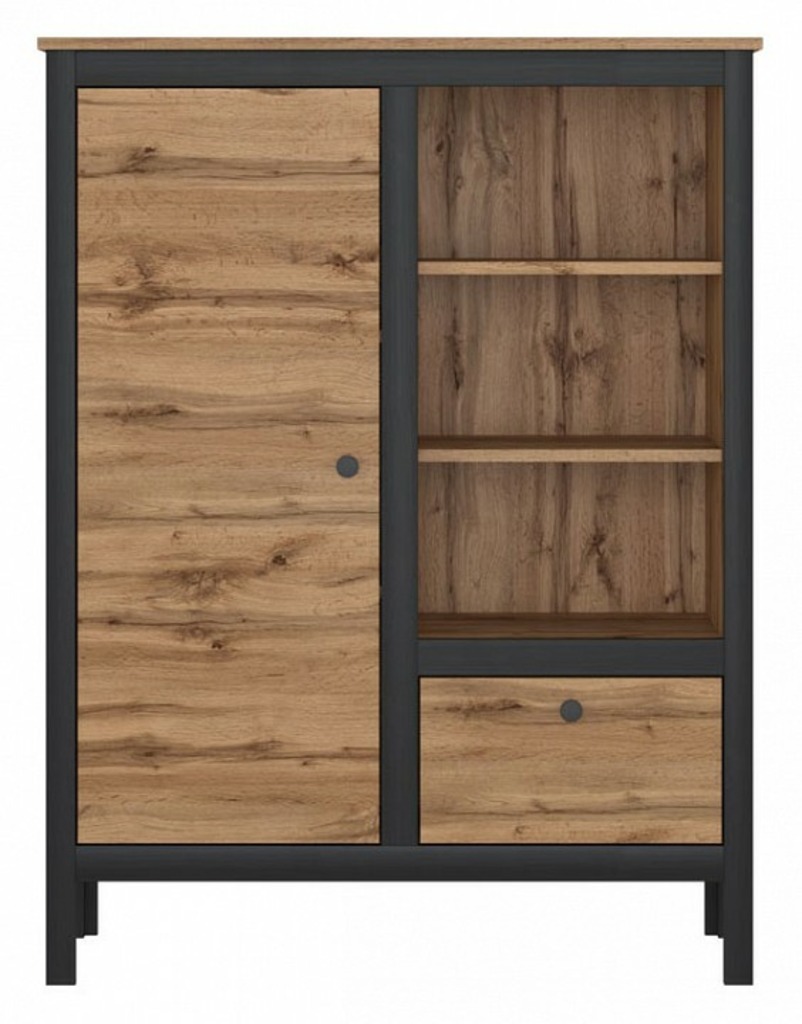 Фото Тумба комбинированная Лофт REG1D1S/90 BRW_70003740 - интернет-магазин МегаТерем в Москве