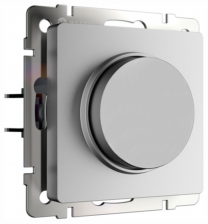 Фото Диммер без рамки Werkel серебряный матовый W1142065 WRK_a069593 - интернет-магазин МегаТерем в Москве
