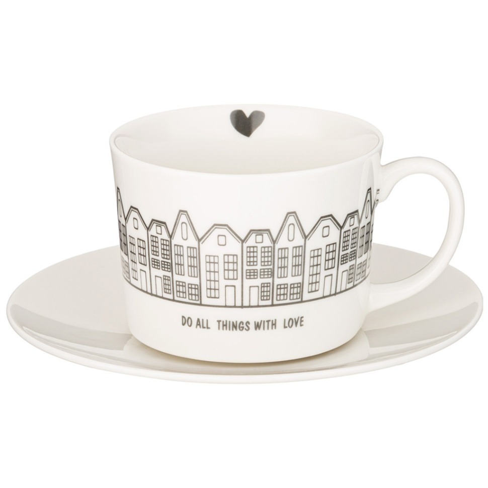 Фото Чайная пара lefard love you 250 мл (165-553)  - интернет-магазин МегаТерем в Москве