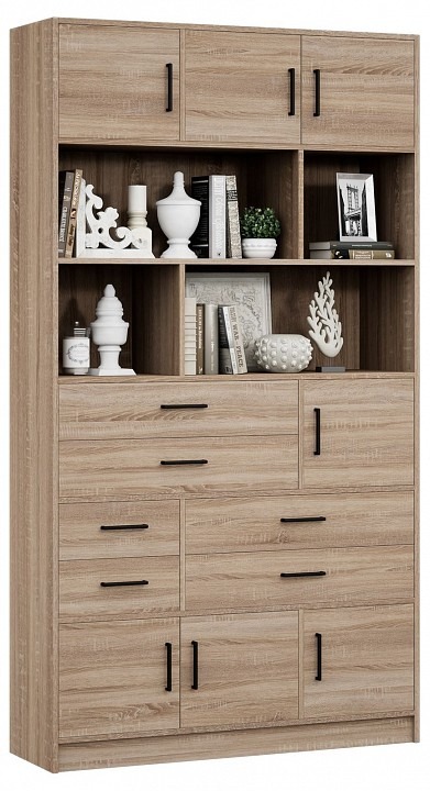 Фото Стеллаж комбинированный Либерти-61-128 MAS_Liberti-61-DS-128 - интернет-магазин МегаТерем в Москве